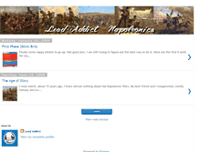 Tablet Screenshot of leadaddictnapoleonics.blogspot.com
