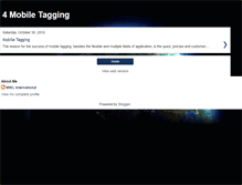 Tablet Screenshot of 4mobiletagging.blogspot.com