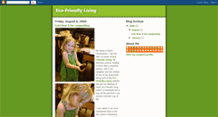 Desktop Screenshot of eco-friendly-living.blogspot.com