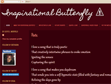 Tablet Screenshot of inspirationalbutterfly.blogspot.com