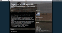 Desktop Screenshot of esperandoelragnarok.blogspot.com