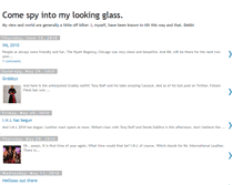 Tablet Screenshot of come-spy-into-my-looking-glass.blogspot.com