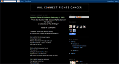 Desktop Screenshot of connectfightscancer.blogspot.com