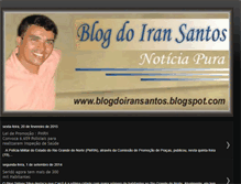 Tablet Screenshot of blogdoiransantos.blogspot.com