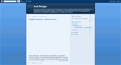 Desktop Screenshot of anti-religie.blogspot.com