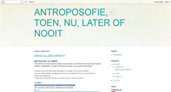Desktop Screenshot of mijnantroposofie.blogspot.com