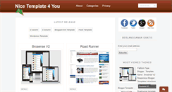 Desktop Screenshot of nicetemplate4you.blogspot.com