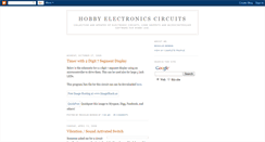 Desktop Screenshot of hobbycircuits.blogspot.com