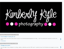 Tablet Screenshot of kimberlykylephotography.blogspot.com