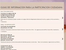 Tablet Screenshot of guiadeinformacionytramites.blogspot.com