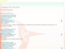 Tablet Screenshot of estatutodeldocenteprovbsas.blogspot.com