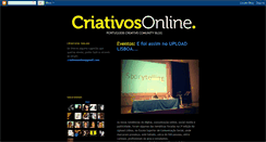 Desktop Screenshot of criativosonline.blogspot.com