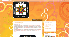 Desktop Screenshot of katjasquiltshoppe.blogspot.com