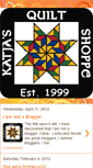 Mobile Screenshot of katjasquiltshoppe.blogspot.com