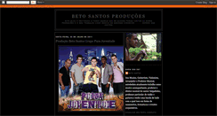 Desktop Screenshot of betosantosproducoes.blogspot.com