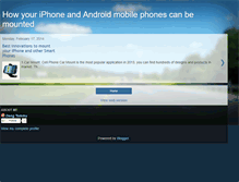 Tablet Screenshot of cellphonemount.blogspot.com