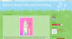 Desktop Screenshot of karenshopes.blogspot.com