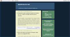 Desktop Screenshot of aparenciasdoreal.blogspot.com