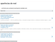 Tablet Screenshot of aparenciasdoreal.blogspot.com