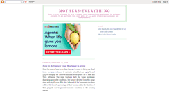 Desktop Screenshot of mothers-everything.blogspot.com