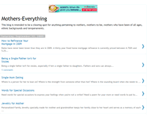 Tablet Screenshot of mothers-everything.blogspot.com