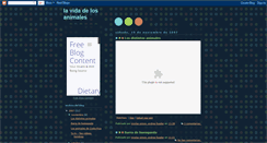 Desktop Screenshot of animalesysuvida.blogspot.com