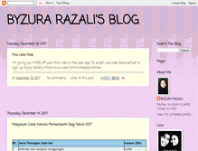 Tablet Screenshot of byzurarazali.blogspot.com