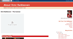 Desktop Screenshot of aboutkimiraikkonen.blogspot.com