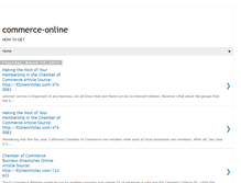 Tablet Screenshot of commerce-online.blogspot.com