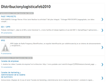 Tablet Screenshot of distribucionylogisticafeb2010.blogspot.com