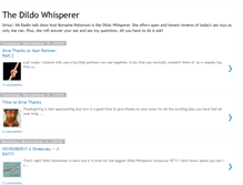 Tablet Screenshot of dildowhisperer.blogspot.com