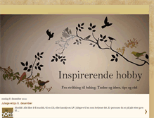 Tablet Screenshot of inspirerendehobby.blogspot.com