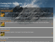 Tablet Screenshot of cookingwithamytaylor-amy.blogspot.com