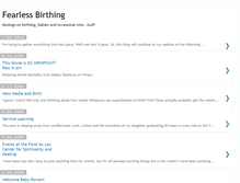 Tablet Screenshot of fearlessbirthing.blogspot.com