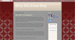 Desktop Screenshot of dirtyoldbroadblog.blogspot.com