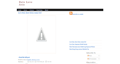 Desktop Screenshot of date-love-asia.blogspot.com