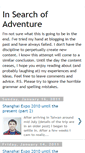Mobile Screenshot of insearchofadventures.blogspot.com