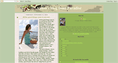 Desktop Screenshot of alisonfromparadise.blogspot.com