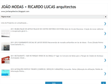 Tablet Screenshot of jmrlarquitectos.blogspot.com