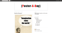 Desktop Screenshot of poster-a-day.blogspot.com