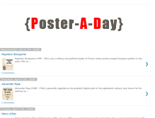 Tablet Screenshot of poster-a-day.blogspot.com
