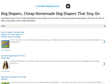 Tablet Screenshot of doggiediapers.blogspot.com