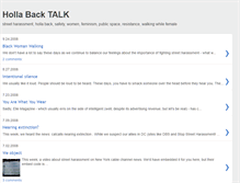 Tablet Screenshot of hollabacktalk.blogspot.com