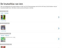 Tablet Screenshot of knutselklas.blogspot.com