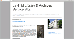 Desktop Screenshot of lshtmlib.blogspot.com