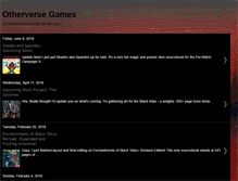 Tablet Screenshot of otherversegames.blogspot.com