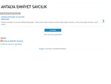 Tablet Screenshot of antalyaemniyet.blogspot.com