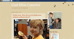 Desktop Screenshot of coalminecanaries.blogspot.com