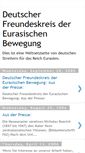 Mobile Screenshot of eurasische-bewegung-deutschland.blogspot.com