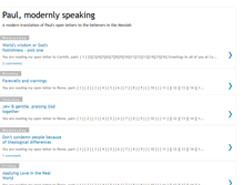 Tablet Screenshot of epistlesofpaul.blogspot.com